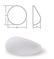 450cc Silicone Gel Breast Implants Cohesive Snow Enhancing For Breast Augmentation 4