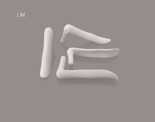 ISO 9001 13485 L Style Silicone Nasal Implants ANVISA LM Facial Subcutaneous Implants 0