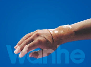 Good price 80x30mm Wanhe Medical Silicone Gel Sheet Adhesive GMP online