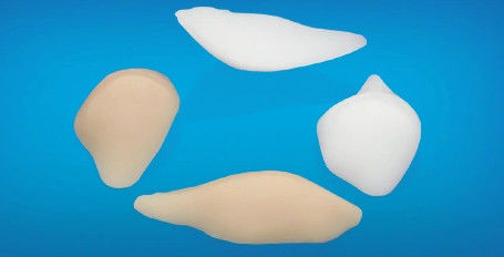China 5MM Infraorbital Silicone Malar Implant For Forehead Temporal Bone Implantation