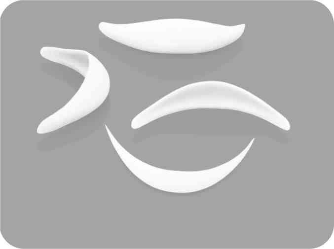 China C7 Silicone Facial Subcutaneous Implants Cleft Chin Prosthesis
