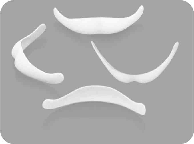 China RDC/61-2000 C6 Face Square Chin Implant Woman Groove