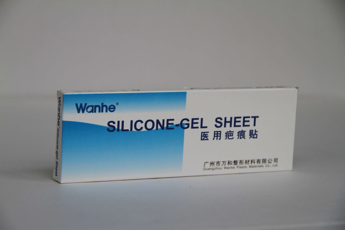 China R80 8*12cm Medical Silicone Gel Sheet Stickers For Scars GMP