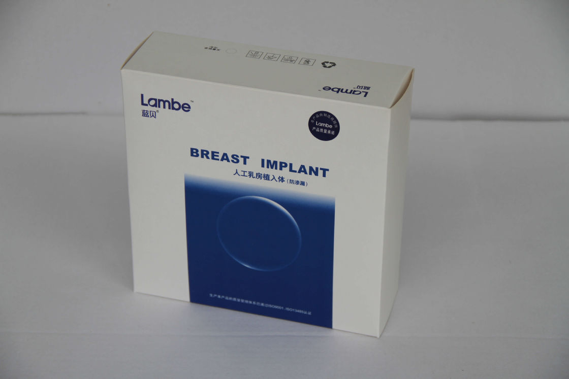 China 380cc Snow Lambe Smooth Breast Implants Prosthesis Sterilization IOS 13485
