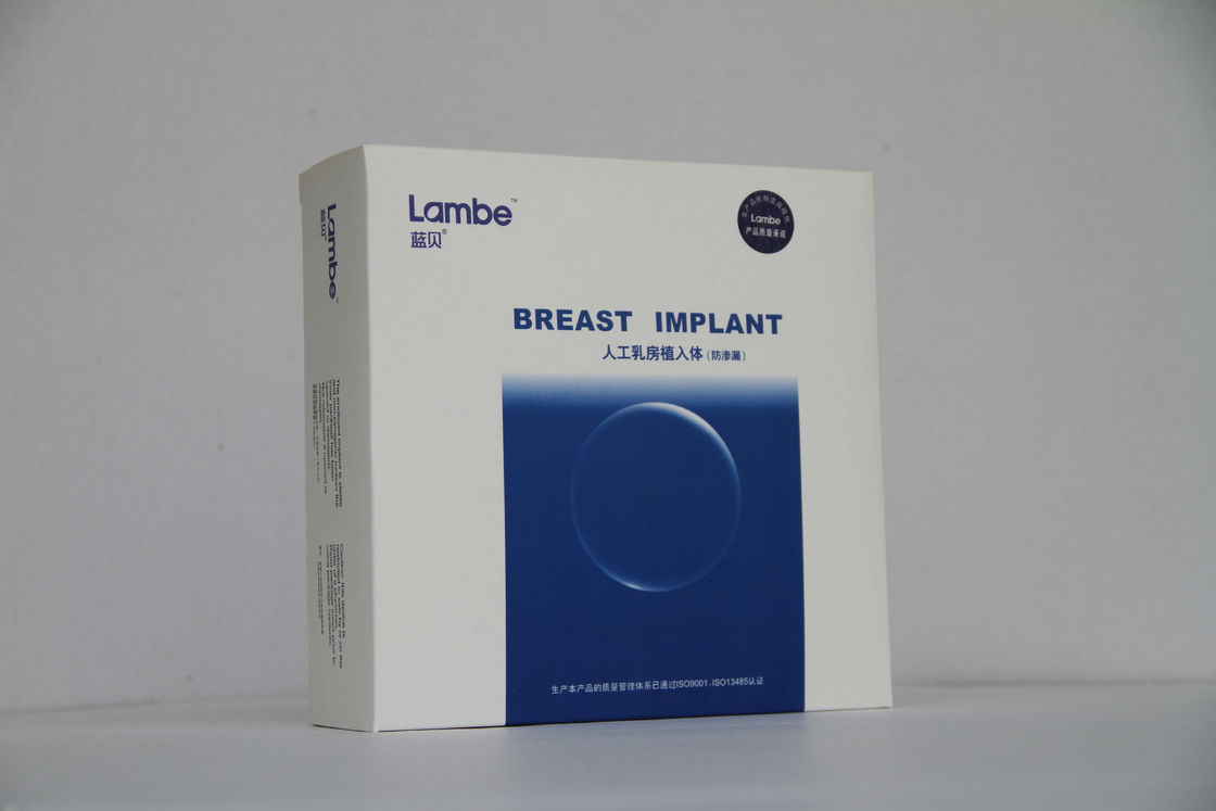 China 330 cc Lambe Smooth Breast Implants Plastic Material 400cc Agglomeration Cohesive